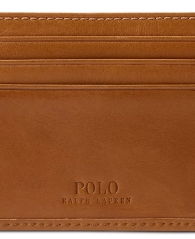Шкіряний картхолдер Ralph Lauren з логотипом 1159841963 (Коричневий One size)