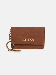 Текстильный мини-кошелек Nyra Guess с карабином 1159850099 (Коричневый One size)