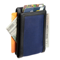 Шкіряний картхолдер Tommy Hilfiger з магнітним затиском для грошей 1159851000 (Чорний/Синій One size)