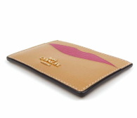 Компактный картхолдер COACH из экокожи 1159854786 (Коричневый One size)