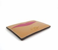 Компактный картхолдер COACH из экокожи 1159854786 (Коричневый One size)