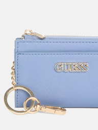 Мини-кошелек Guess с карабином 1159855336 (Голубой One size)