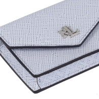 Шкіряний міні-гаманець Ralph Lauren з логотипом 1159856758 (Блакитний One size)