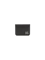 Кожаный картхолдер Karl Lagerfeld Paris с монограммой 1159863823 (Черный One Size)
