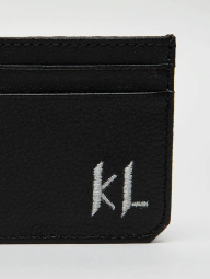 Шкіряний картхолдер Karl Lagerfeld Paris з монограмою 1159863823 (Чорний One Size)