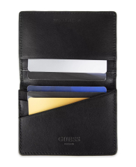 Шкіряний міні-гаманець Guess із захистом від RFID 1160043955 (Чорний One size)