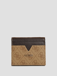 Кожаный двухсторонний картхолдер Noah Guess 1161482406 (Бежевый/Коричневый One size)