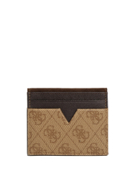 Кожаный двухсторонний картхолдер Noah Guess 1161482406 (Бежевый/Коричневый One size)