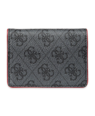 Кожаный мини-кошелек Guess с защитой от RFID 1161482869 (Серый One size)