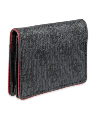 Кожаный мини-кошелек Guess с защитой от RFID 1161482869 (Серый One size)