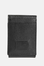 Шкіряний картхолдер Bishop Guess 1161904108 (Чорний One size)