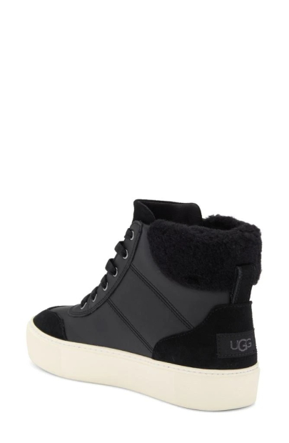 Кожаные высокие кеды Zilo High 39 (6 US) 25 см Черный 1159839079