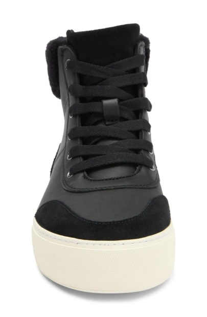 Кожаные высокие кеды Zilo High 39 (6 US) 25 см Черный 1159839079