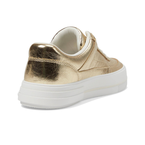 Женские кожаные кеды Aurora Lace-Up Michael Kors 39 (8,5 US) 25 см Золотистый 1159842537