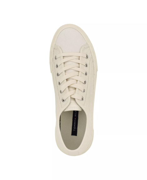 Женские текстильные кеды Tommy Hilfiger 43 (11 US) 27,5 см Молочный 1159845915