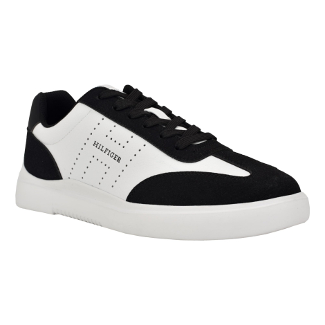 Чоловічі кеди Chafik Tommy Hilfiger з логотипом 42,5 (9,5 US) 27,5 см Чорний/Білий 1159848071