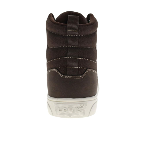 Чоловічі кеди Levi's високі 41 (8 US) 26,5 см Коричневий 1159848233