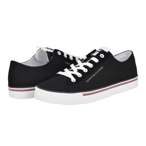 Чоловічі кеди текстильні Tommy Hilfiger 45,5 (12 US) 30 см Чорний 1159848290