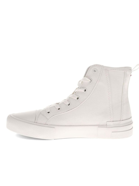 Женские высокие кеды Levi's 39 (8 US) 25,5 см Белый 1159848306