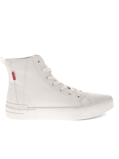 Женские высокие кеды Levi's 39 (8 US) 25,5 см Белый 1159848306