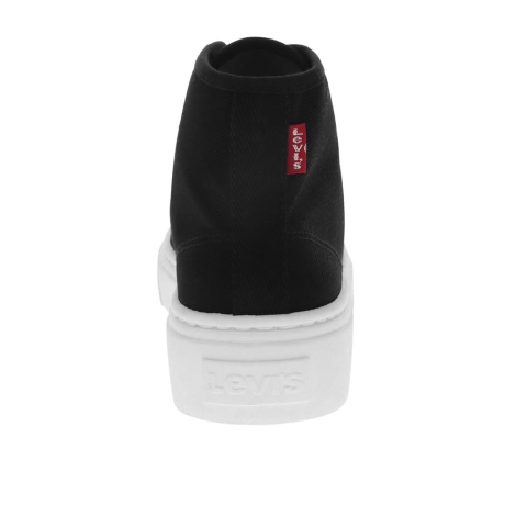 Жіночі високі кеди Levi's 37 (6,5 US) 24 см Чорний 1159848349