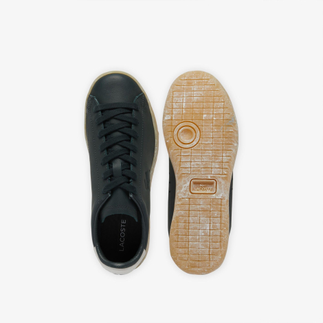 Женские кожаные кеды Lacoste 37,5 (6,5 US) 24,5 см Черный 1159848492