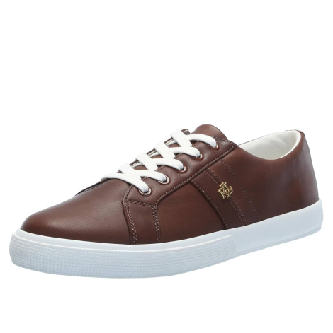 Кожаные кеды Polo Ralph Lauren 36 (5,5 US) 23 см Коричневый 1159849792