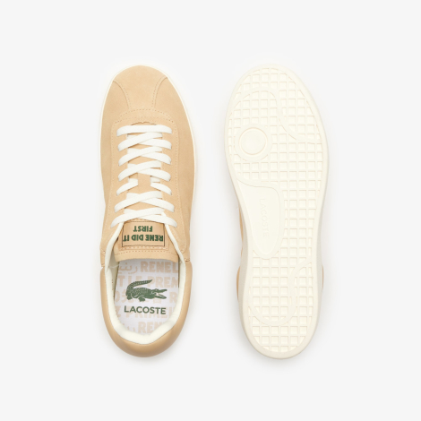Мужские замшевые кеды Lacoste с технологией Ortholite 40,5 (8 US) 26,3 см Бежевый 1159849913