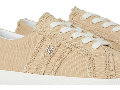 Текстильные кеды Lauren Ralph Lauren 36,5 (6 US) 23,5 см Бежевый 1159854389