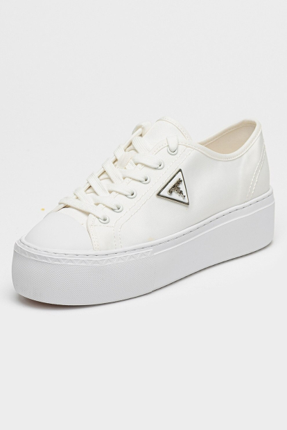 Женские кеды GUESS с логотипом 39,5 (9 US) 26 см Белый 1159854643