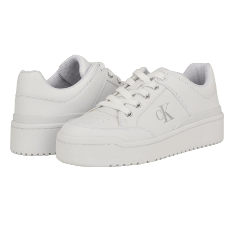 Женские кеды Calvin Klein с логотипом 38,5 (8 US) 25,2 см Белый 1159854711