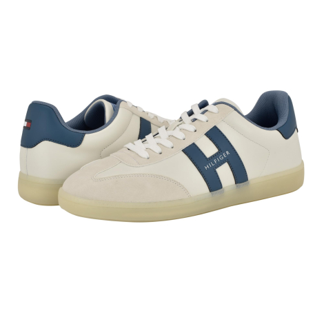 Чоловічі кеди Berge Tommy Hilfiger з логотипом 45,5 (12 US) 30,5 см Білий/Блакитний 1159855261