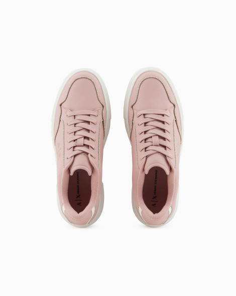 Жіночі кеди Armani Exchange з блискучою окантовкою 40 (9 US) 25,5 см Рожевий 1159858441