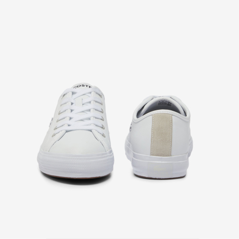 Мужские кожаные кеды Backcourt Lacoste 45 (11,5 US) 29 см Белый 1159860429