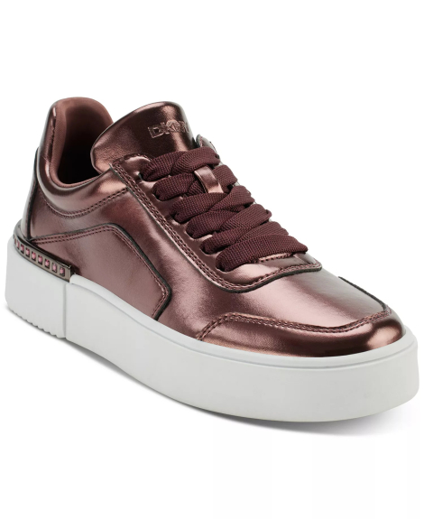 Женские кеды Beverley DKNY с логотипом 37 (6,5 US) 23,5 см Розовый 1159860626