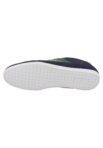Мужские кожаные кеды Chaymon Lacoste 46,5 (12,5 US) 30,5 см Синий/Зеленый 1159862319