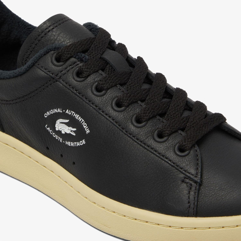 Мужские кеды Lacoste 46,5 (12,5 US) 30,8 см Черный 1159863256