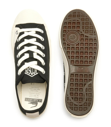 Чоловічі кеди Lacoste Backcourt 2.0 45 (11,5 US) 29 см Чорний/Молочний 1159863960