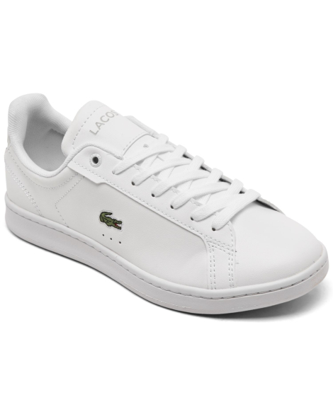 Женские кожаные кеды Lacoste с логотипом 41 (9,5 US) 27 см Белый 1163159679