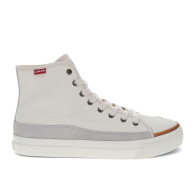 Чоловічі кеди Levi's високі 42 (9 US) 27 см Молочний 1159838317