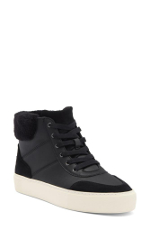 Кожаные высокие кеды Zilo High 38 (7 US) 25,4 см Черный 1159839081