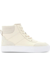Кожаные высокие кеды Zilo High 2 UGG 38,5 (7,5 US) 25 см Молочный 1159839681