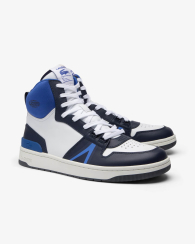 Мужские высокие кеды L001 Lacoste 47 (13 US) 31 см Синий/Белый 1159841986