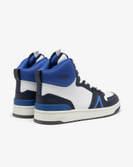 Мужские высокие кеды L001 Lacoste 47 (13 US) 31 см Синий/Белый 1159841986