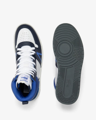 Мужские высокие кеды L001 Lacoste 47 (13 US) 31 см Синий/Белый 1159841986