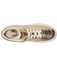 Женские кожаные кеды Aurora Lace-Up Michael Kors 39 (8,5 US) 25 см Золотистый 1159842537