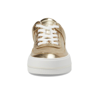 Женские кожаные кеды Aurora Lace-Up Michael Kors 39 (8,5 US) 25 см Золотистый 1159842537
