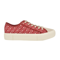 Женские текстильные кеды Tommy Hilfiger с логотипом 40 (9,5 US) 26 см Красный/Молочный 1159846371