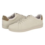 Чоловічі кеди з екошкіри Calvin Klein з логотипом 45 (11,5 US) 30 см Бежевий 1159848010