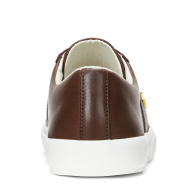 Кожаные кеды Polo Ralph Lauren 36 (5,5 US) 23 см Коричневый 1159849792